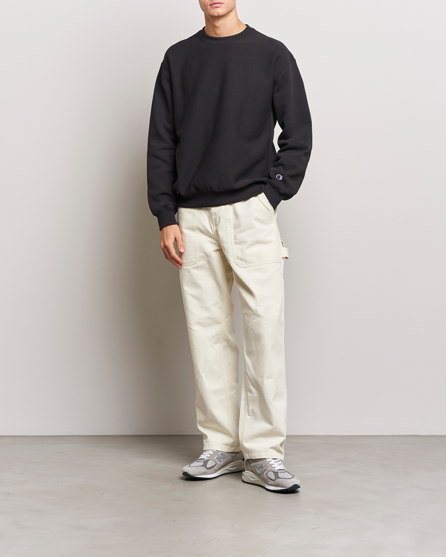 Homme | Pulls Et Tricots | Champion | Reverse Weave Soft Fleece Sweatshirt Black Beauty