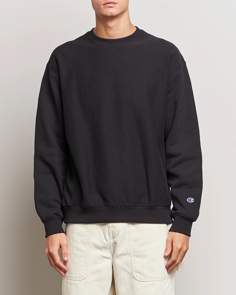 Homme |  | Champion | Reverse Weave Soft Fleece Sweatshirt Black Beauty