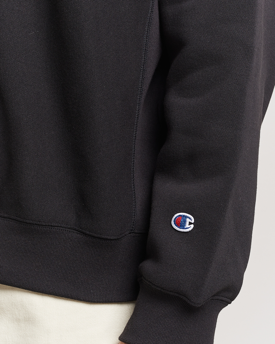 Homme | Pulls Et Tricots | Champion | Reverse Weave Soft Fleece Sweatshirt Black Beauty
