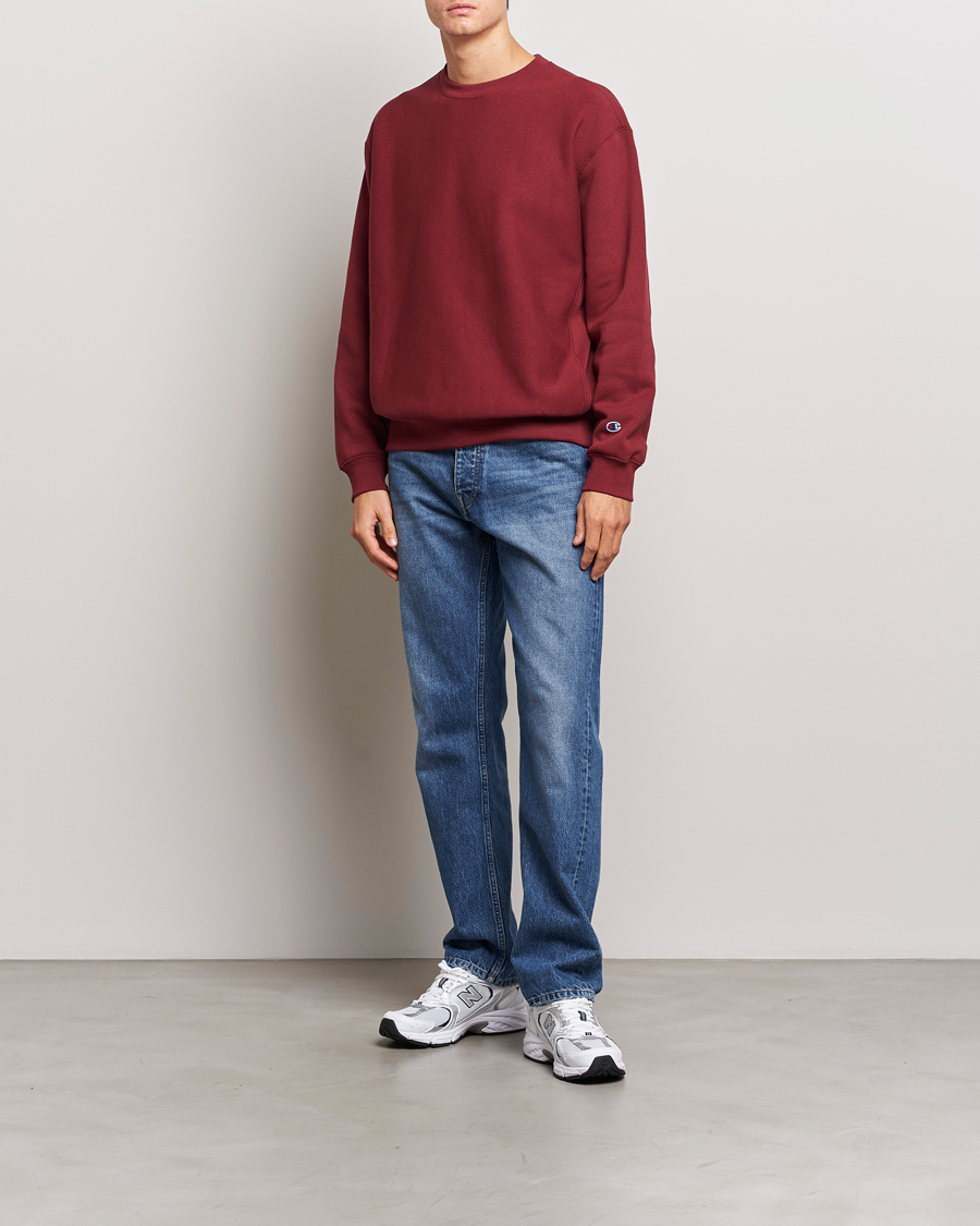 Homme | Pulls Et Tricots | Champion | Reverse Weave Soft Fleece Sweatshirt Cabernet