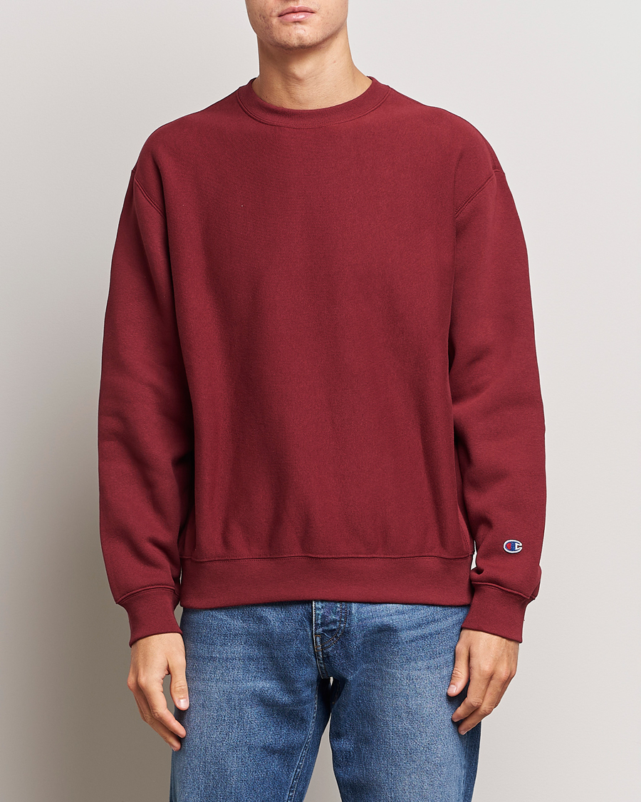 Homme | Pulls Et Tricots | Champion | Reverse Weave Soft Fleece Sweatshirt Cabernet