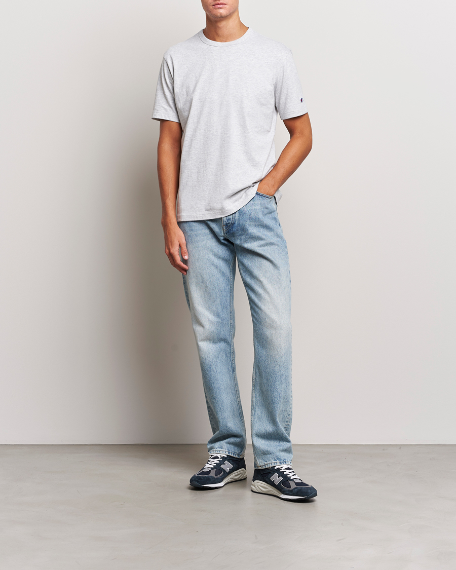 Homme | T-shirts | Champion | Jersey Crew Neck T-shirt Grey Melange