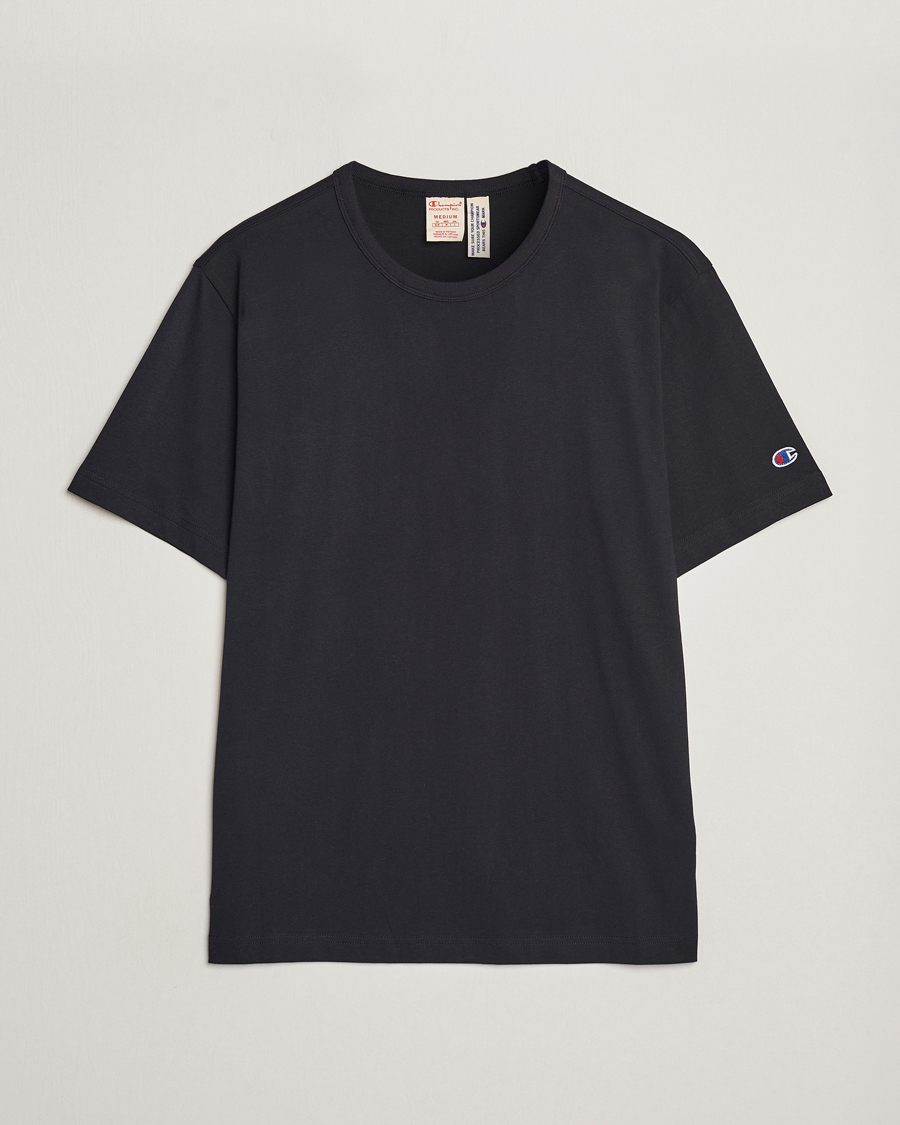Homme | T-shirts | Champion | Jersey Crew Neck T-shirt Black Beauty