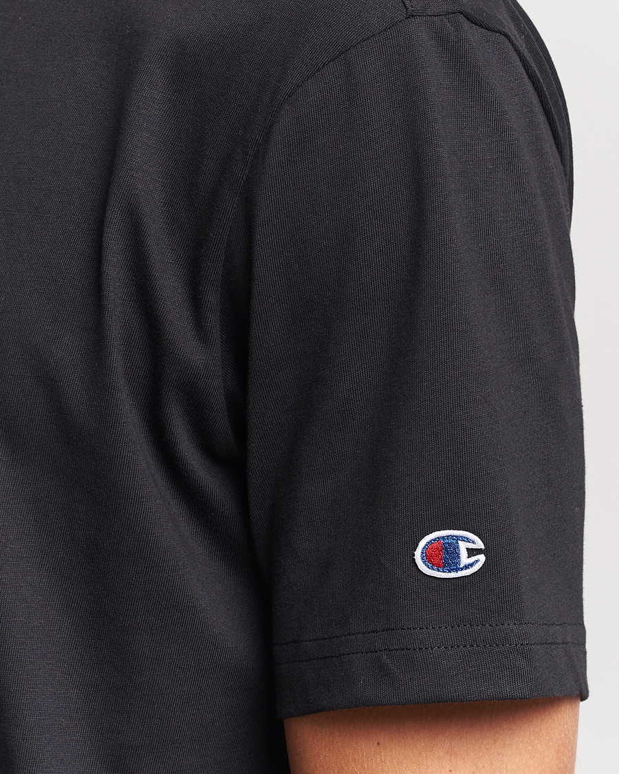 Homme | T-shirts | Champion | Jersey Crew Neck T-shirt Black Beauty