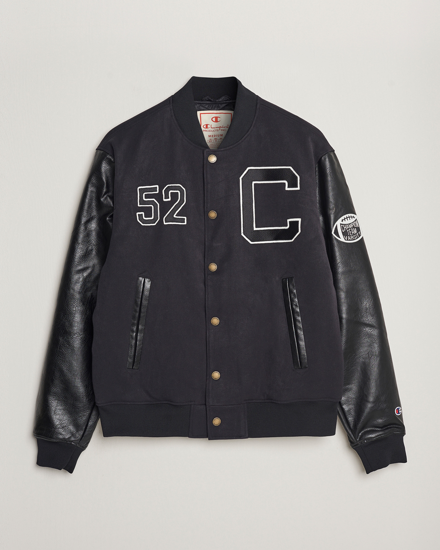 Homme | Manteaux Et Vestes | Champion | Archive Varsity Bomber Jacket Black Beauty