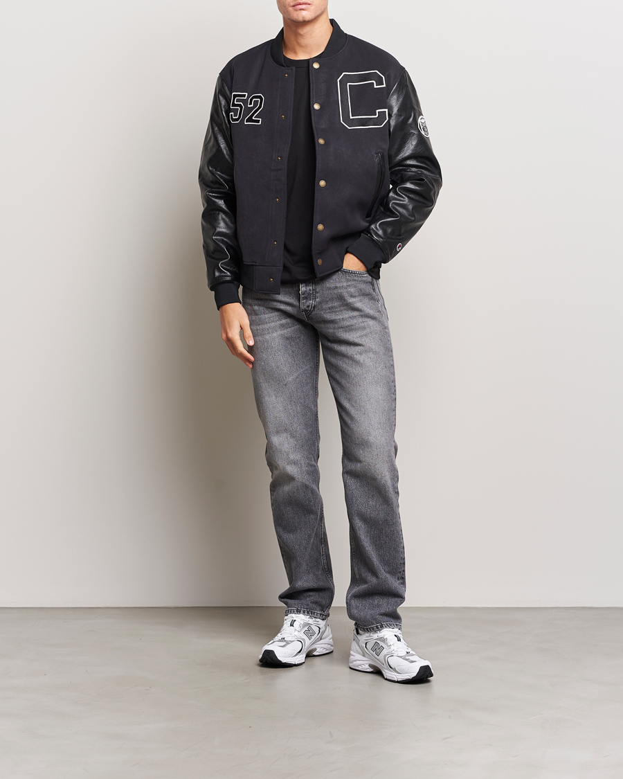 Homme | Manteaux Et Vestes | Champion | Archive Varsity Bomber Jacket Black Beauty