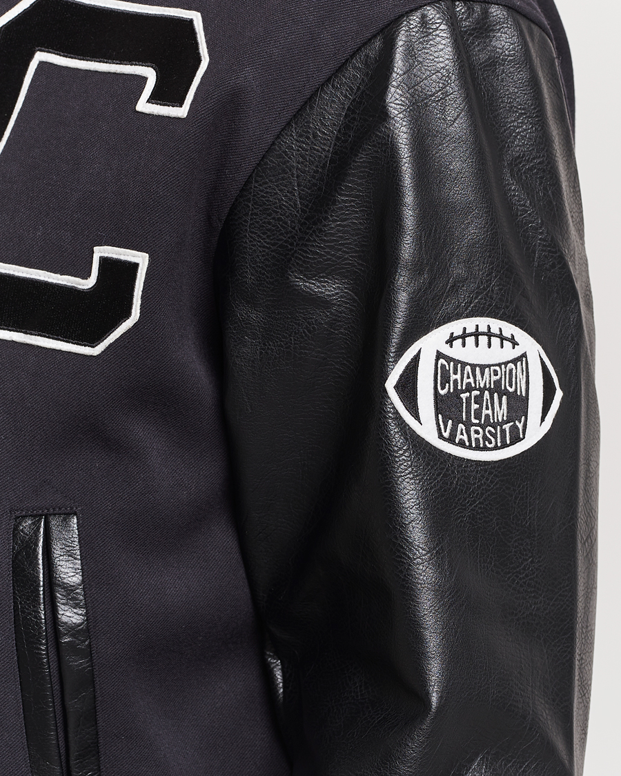 Homme | Manteaux Et Vestes | Champion | Archive Varsity Bomber Jacket Black Beauty