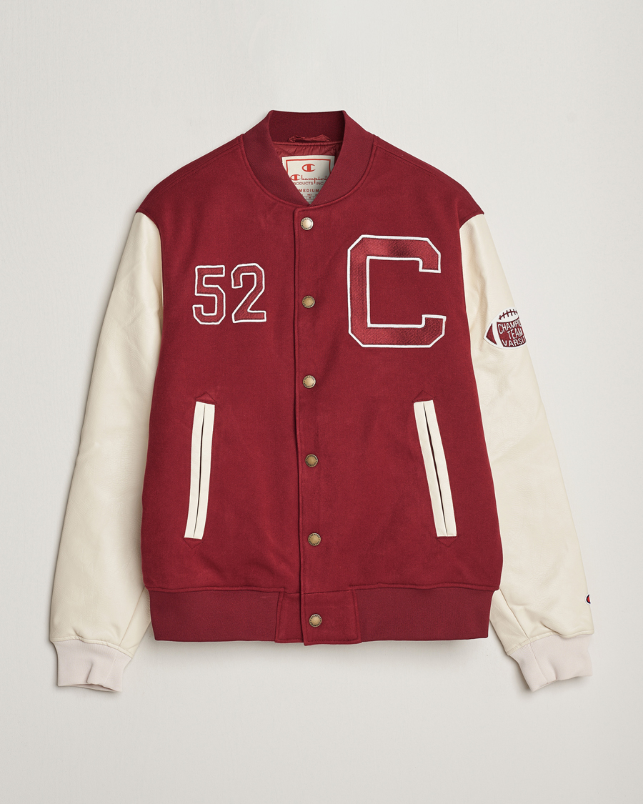 Homme | Manteaux Et Vestes | Champion | Archive Varsity Bomber Jacket Cabernet