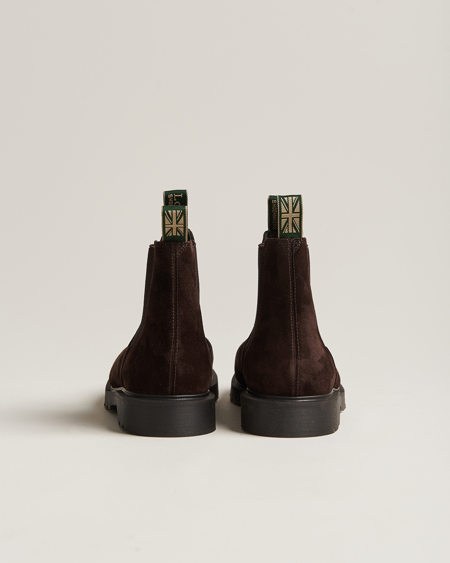 Homme | Bottes | Loake Shoemakers | Mccauley Heat Sealed Chelsea Brown Suede
