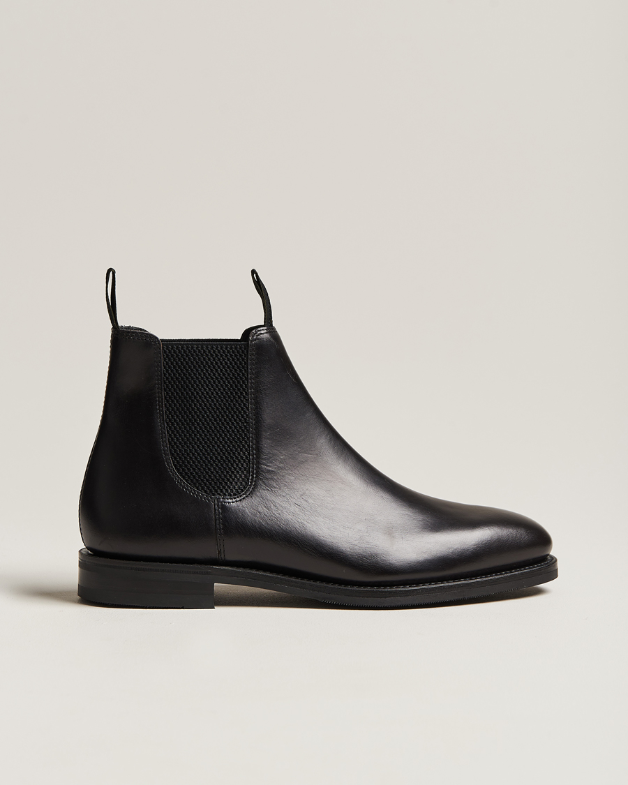 Homme | Bottes | Loake 1880 | Emsworth Chelsea Boot Black Leather