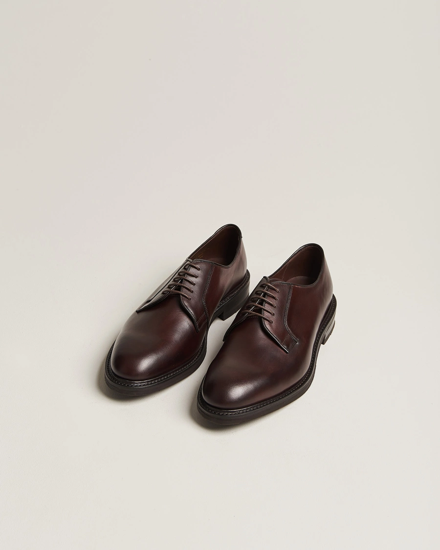 Homme | Handgjorda skor - Skoblockskampanj | Loake 1880 | Leyburn Derby Dark Brown Oiled