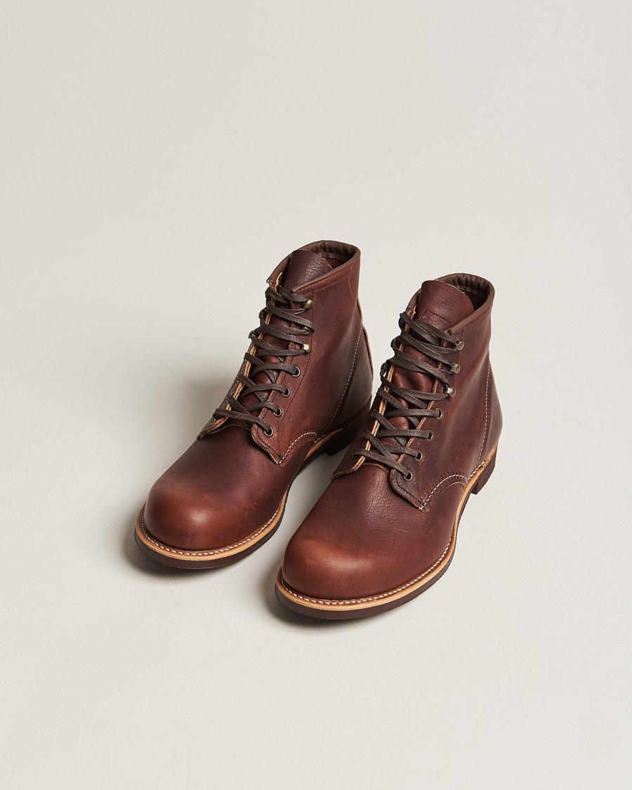 Homme | American Heritage | Red Wing Shoes | Blacksmith Boot Briar Oil Slick Leather