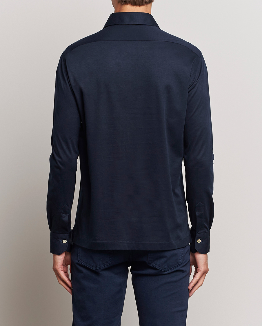 Homme | Chemises | Kiton | Popover Shirt Navy