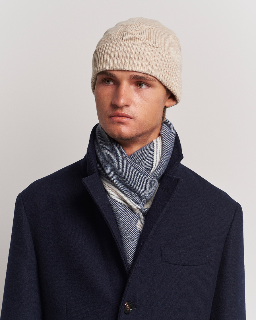 Homme | Kiton Cashmere Beanie Beige | Kiton | Cashmere Beanie Beige