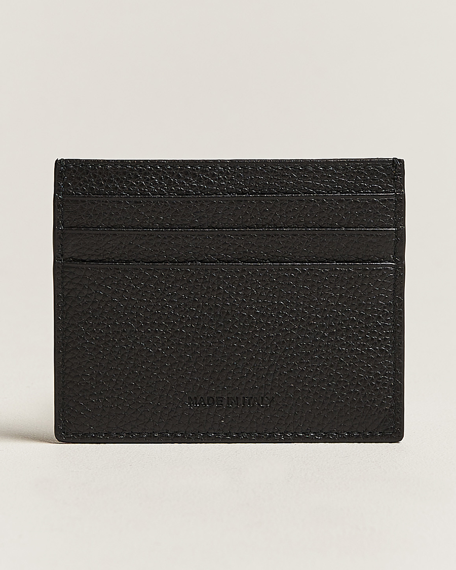 Homme |  | Kiton | Grain Leather Cardholder Black