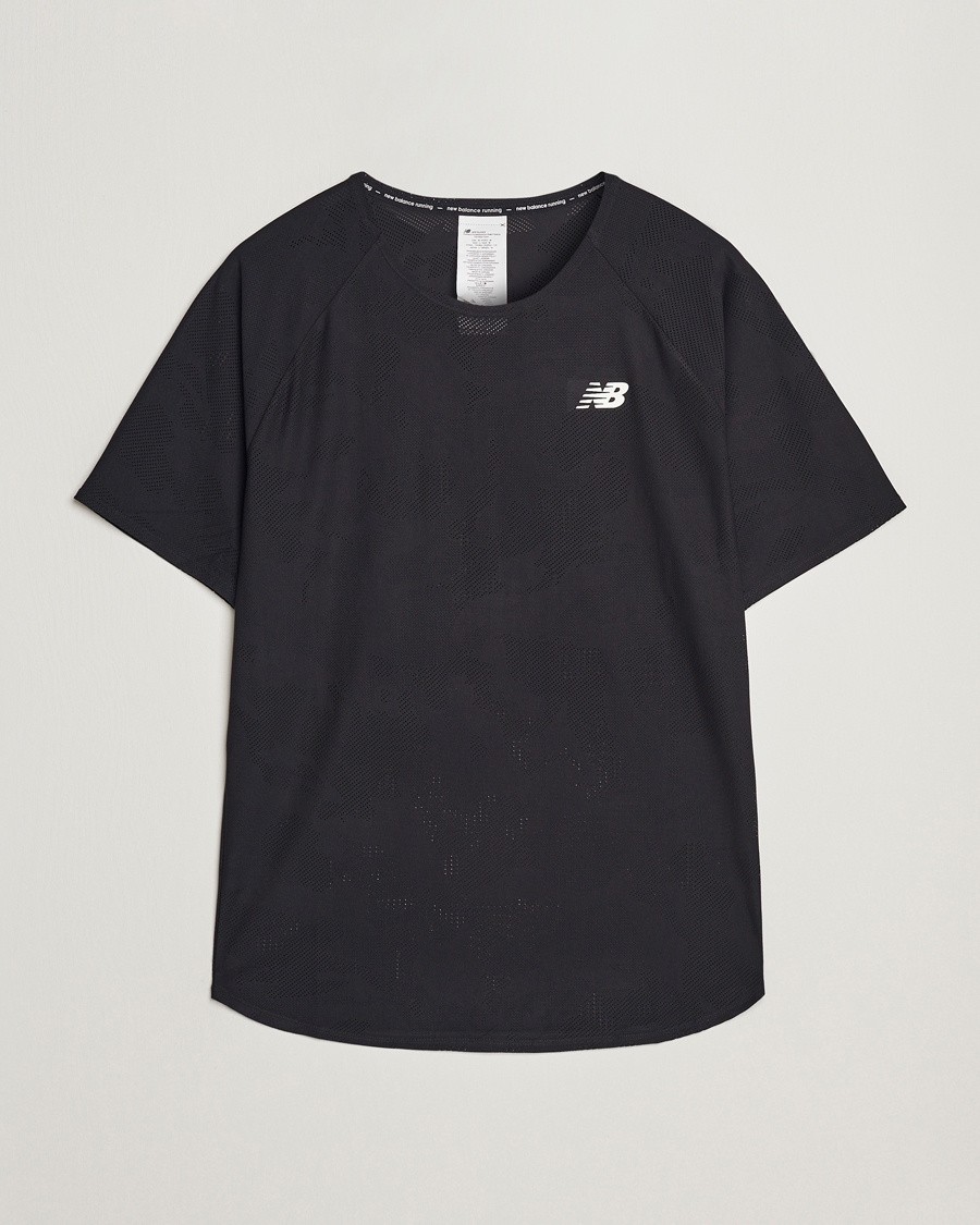 Homme | T-shirts | New Balance | Running Q Speed Jacquard T-Shirt Black