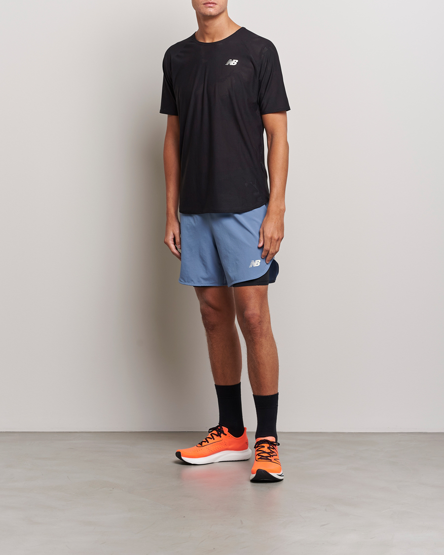 Homme | T-shirts | New Balance | Running Q Speed Jacquard T-Shirt Black