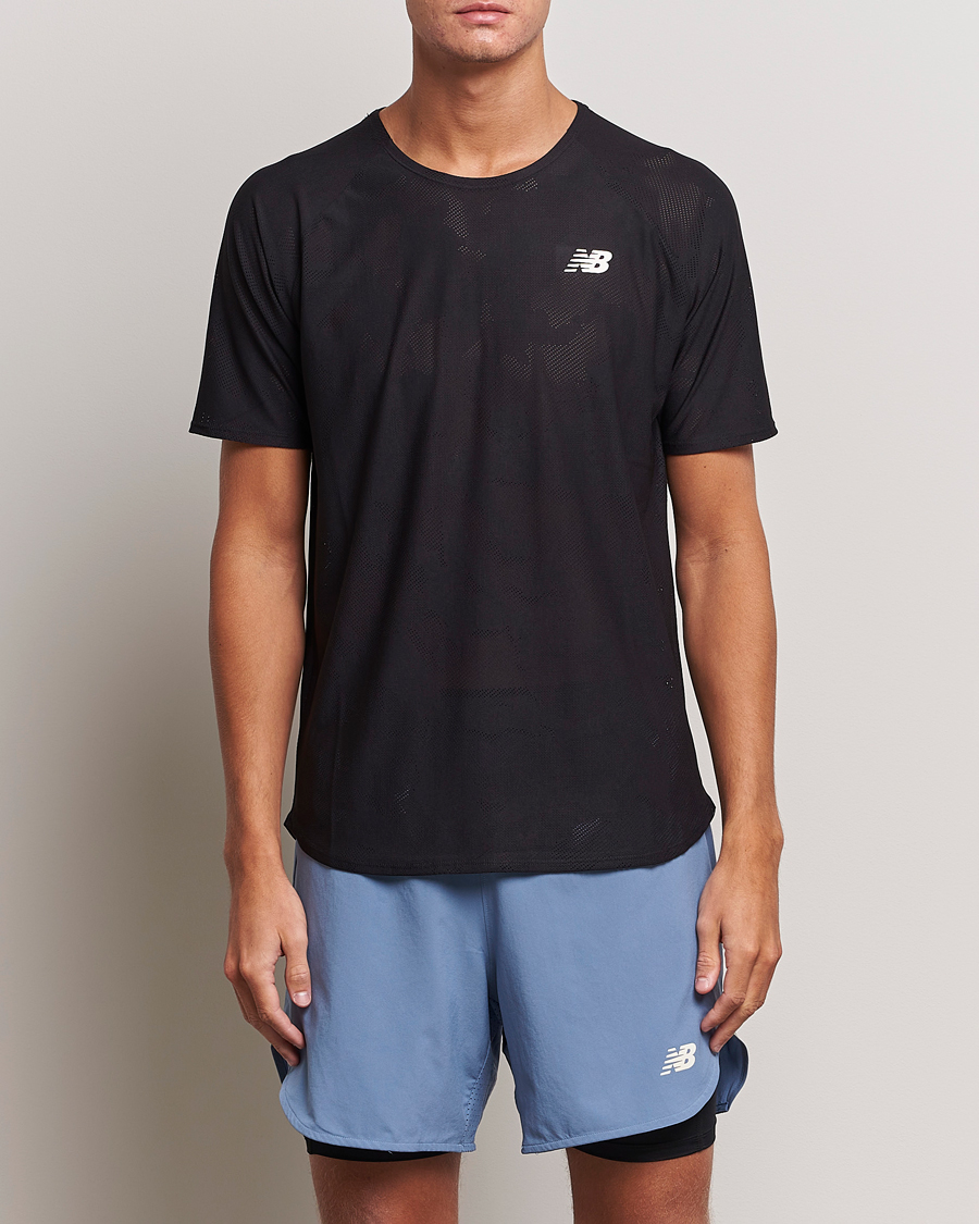 Homme | T-shirts | New Balance | Running Q Speed Jacquard T-Shirt Black