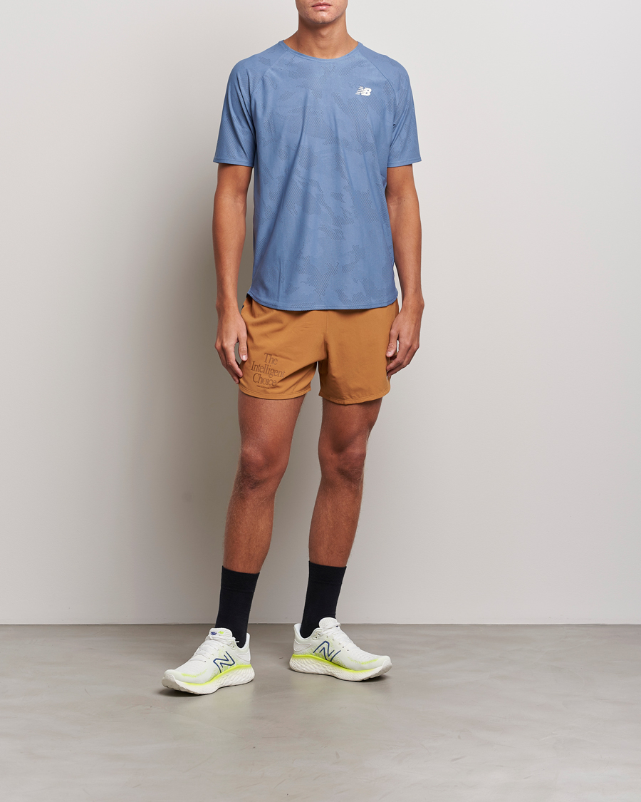 Homme | T-shirts | New Balance | Running Q Speed Jacquard T-Shirt Mercury Blue