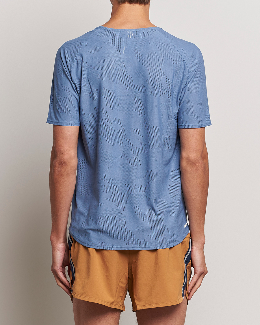 Homme | T-shirts | New Balance | Running Q Speed Jacquard T-Shirt Mercury Blue