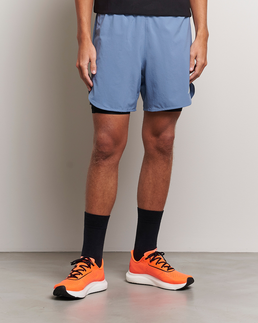 Homme | Shorts | New Balance Running | Q Speed 2 in 1 Shorts Mercury Blue
