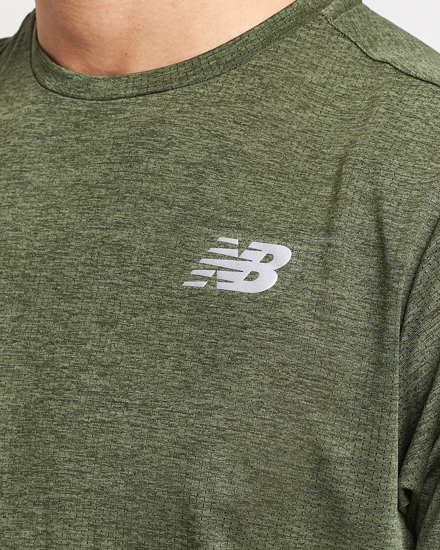 Homme | T-shirts | New Balance | Running Impact Run T-Shirt Kombu Heather
