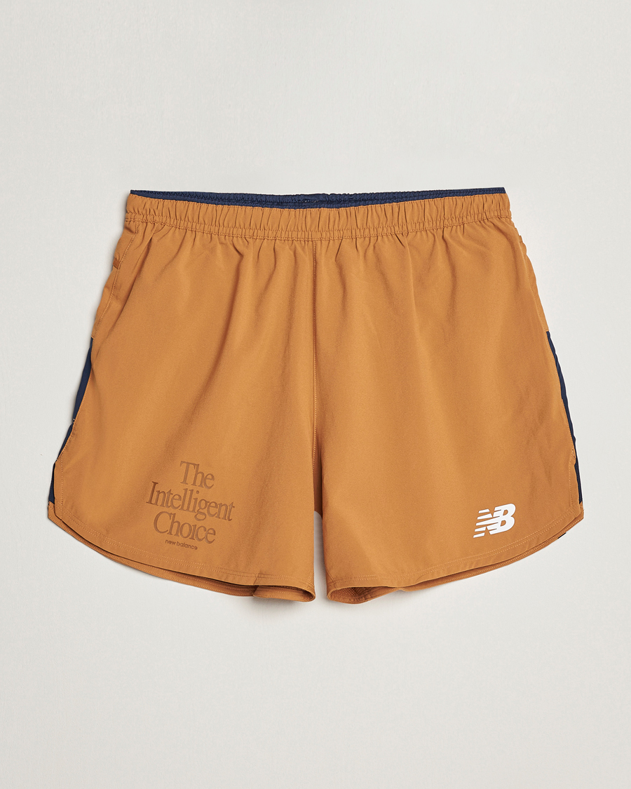 Homme | Shorts | New Balance | Running Impact Run 5 Inch Shorts Tobacco
