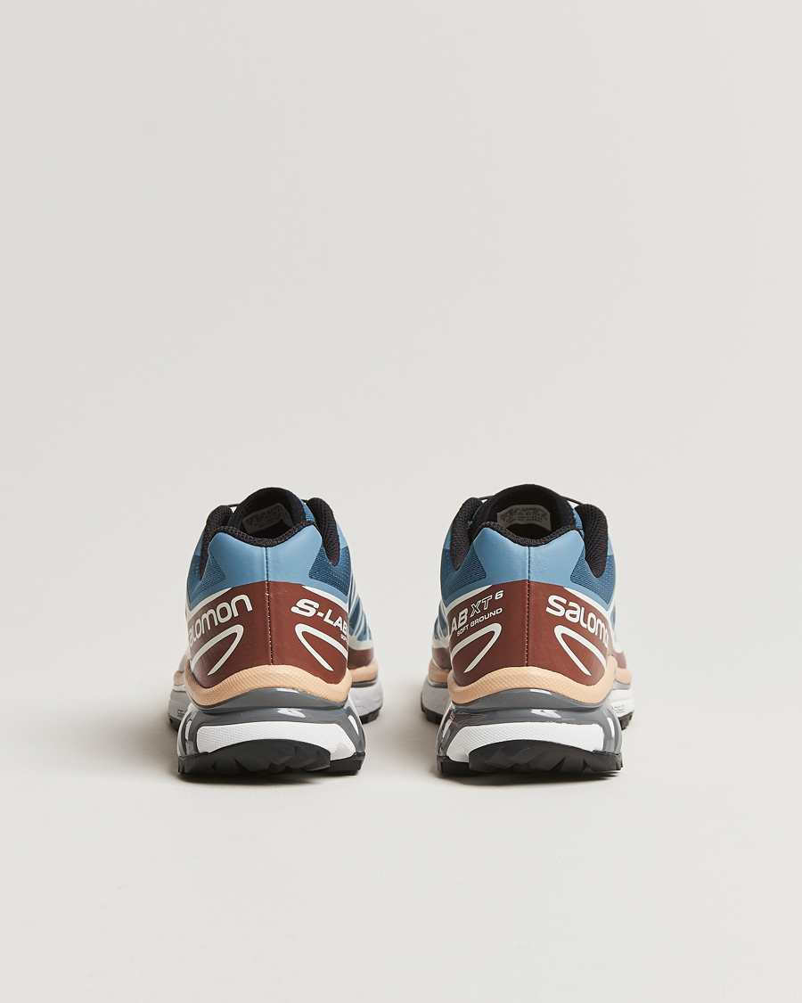 Homme | Salomon XT-6 Sneakers Aegean Blue/Tortoise Shell | Salomon | XT-6 Sneakers Aegean Blue/Tortoise Shell