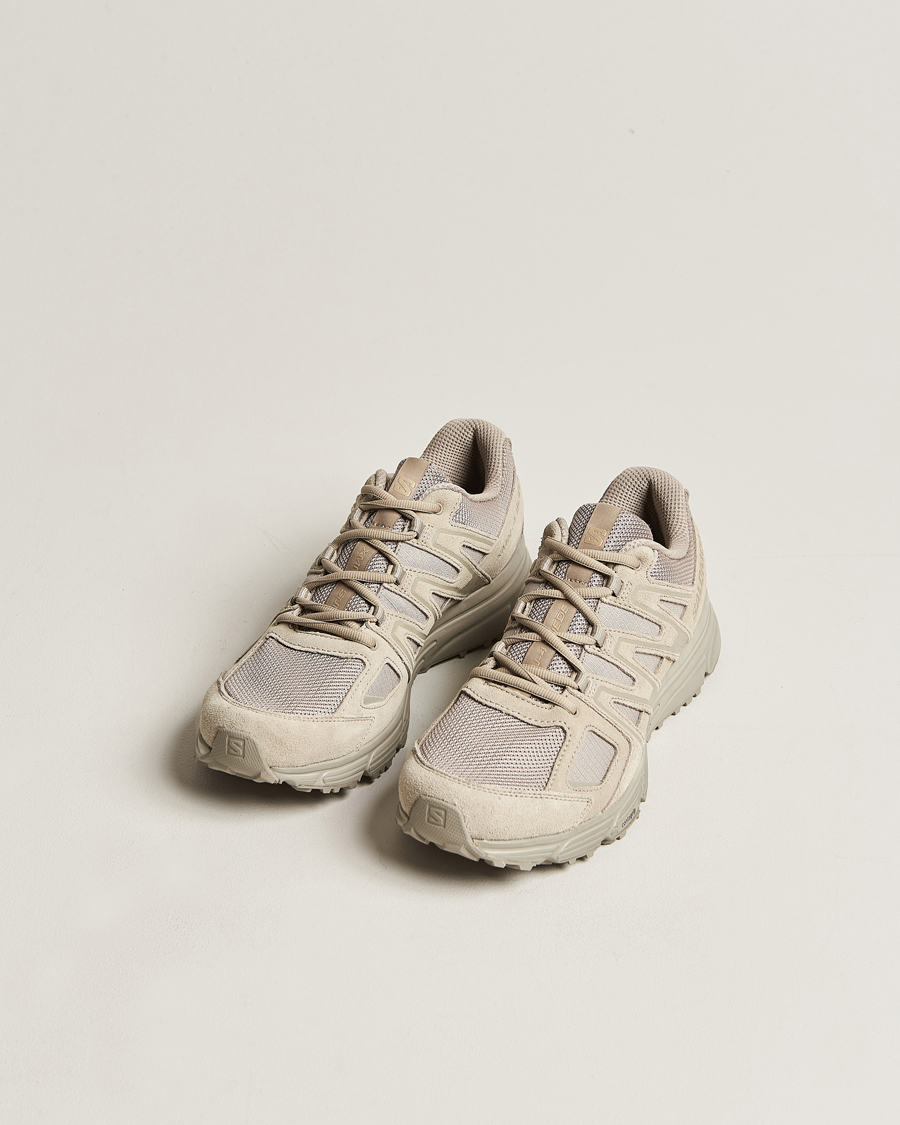 Homme | Salomon X-Mission 4 Sneakers Vintage Khaki | Salomon | X-Mission 4 Sneakers Vintage Khaki