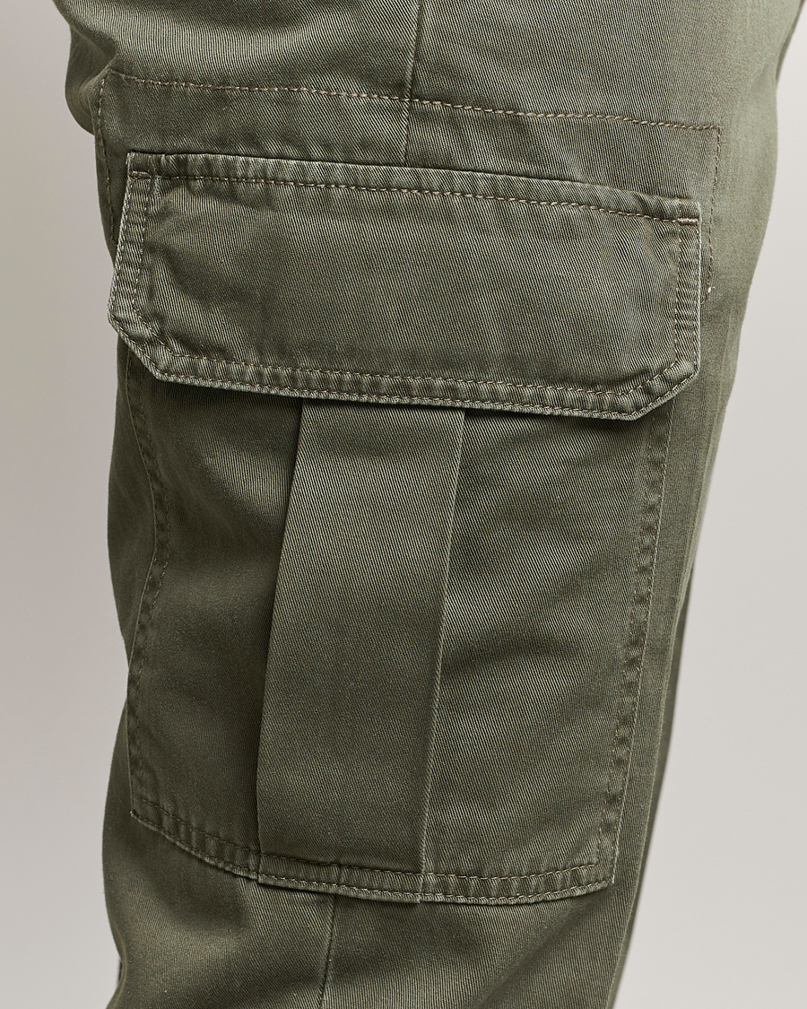 Homme | Pantalons | Incotex | Slim Fit Cargo Pants Military