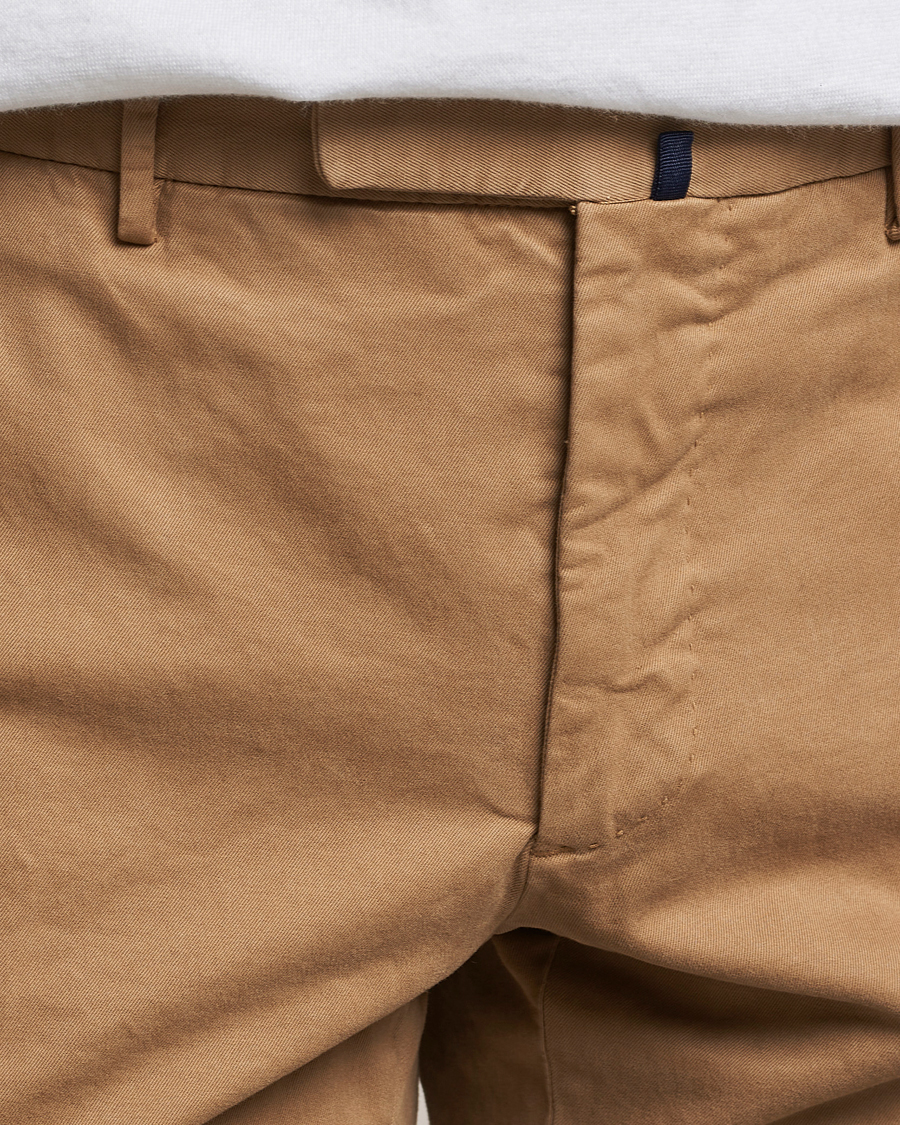 Homme | Pantalons | Incotex | Slim Fit Cotton Stretch Chinos Beige
