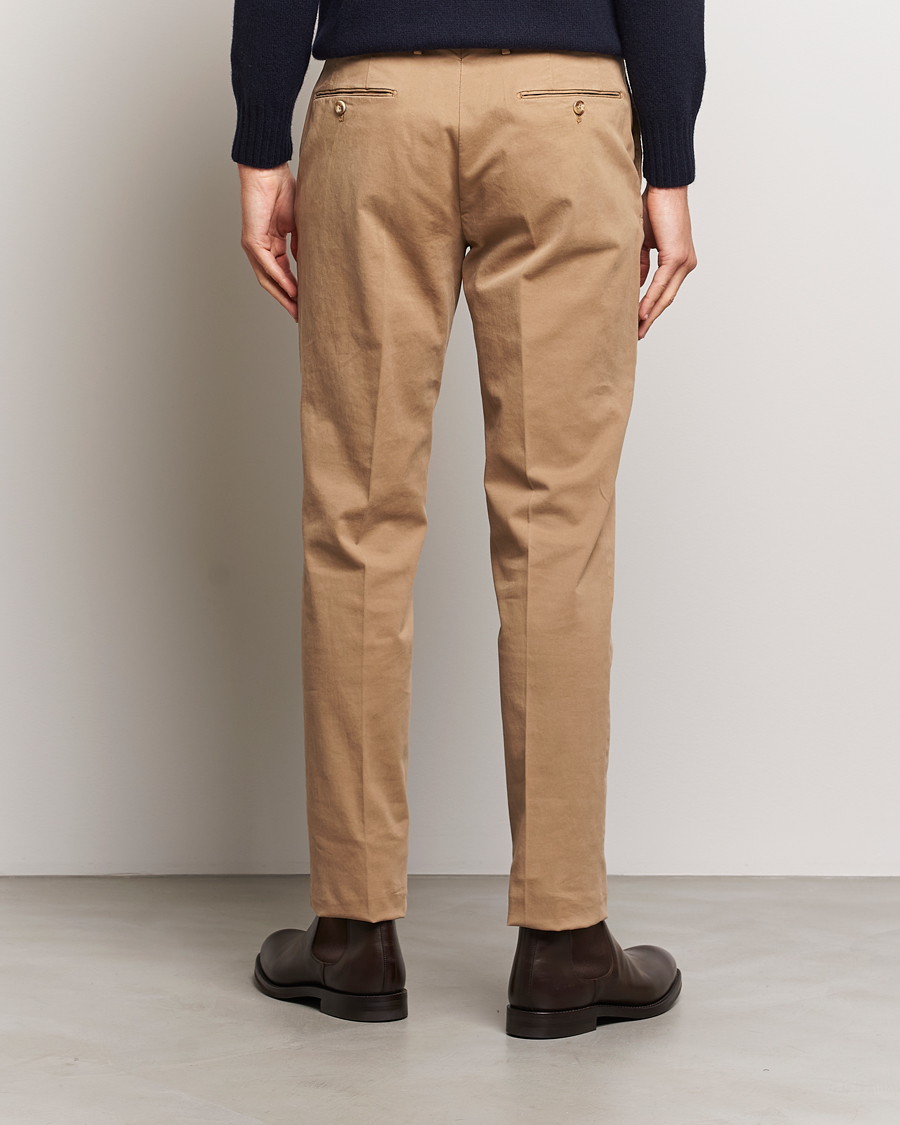 Homme | Pantalons | Incotex | Regular Fit Cotton Chinos Beige