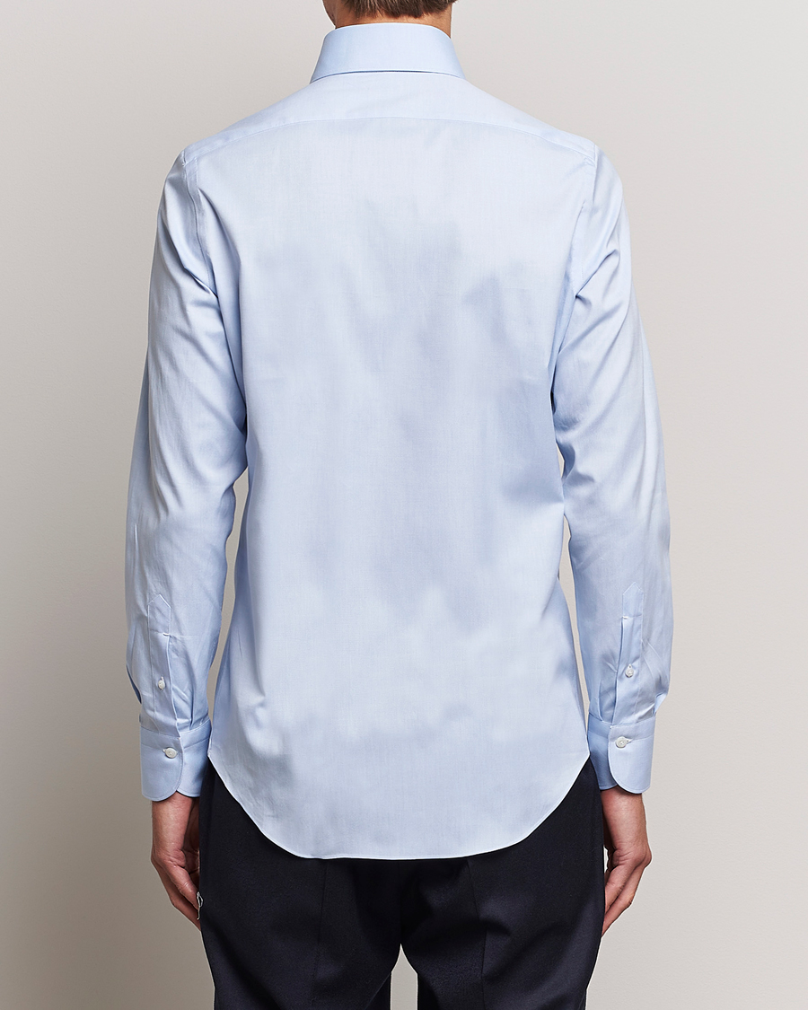 Homme | Chemises | Finamore Napoli | Milano Slim Oxford Button Down Shirt Light Blue