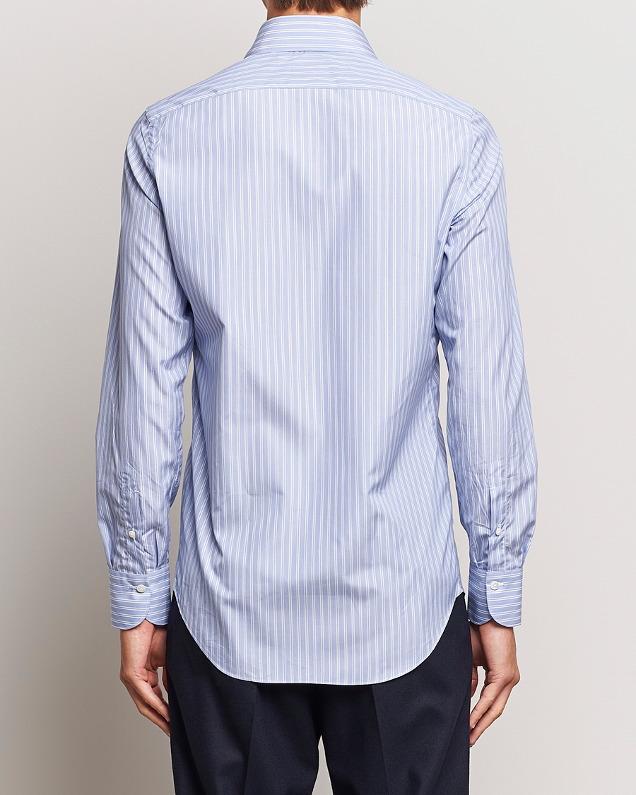 Homme | Chemises | Finamore Napoli | Milano Slim Giza 170 Dress Shirt Light Blue