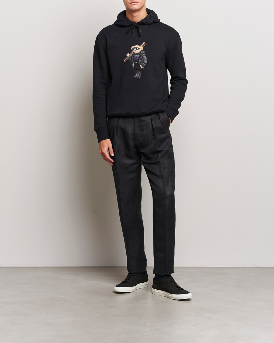Homme | Pulls Et Tricots | Ralph Lauren Purple Label | Luxury Fleece Bear Hoodie Black