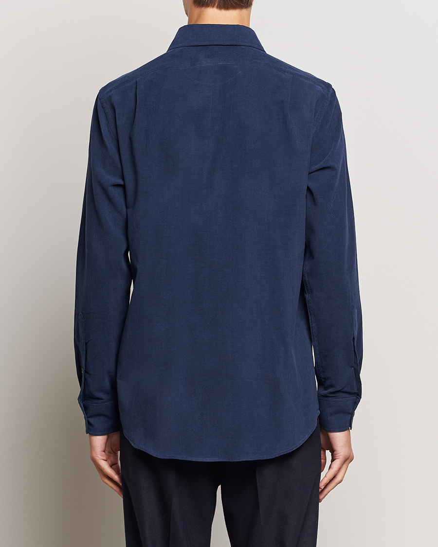 Homme | Chemises | Ralph Lauren Purple Label | Cotton/Cashmere Corduroy Shirt Navy