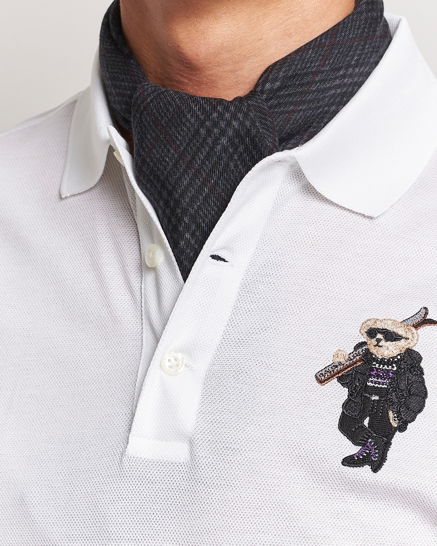 Homme | Ralph Lauren Purple Label Glencheck Wool Scarf Charcoal | Ralph Lauren Purple Label | Glencheck Wool Scarf Charcoal