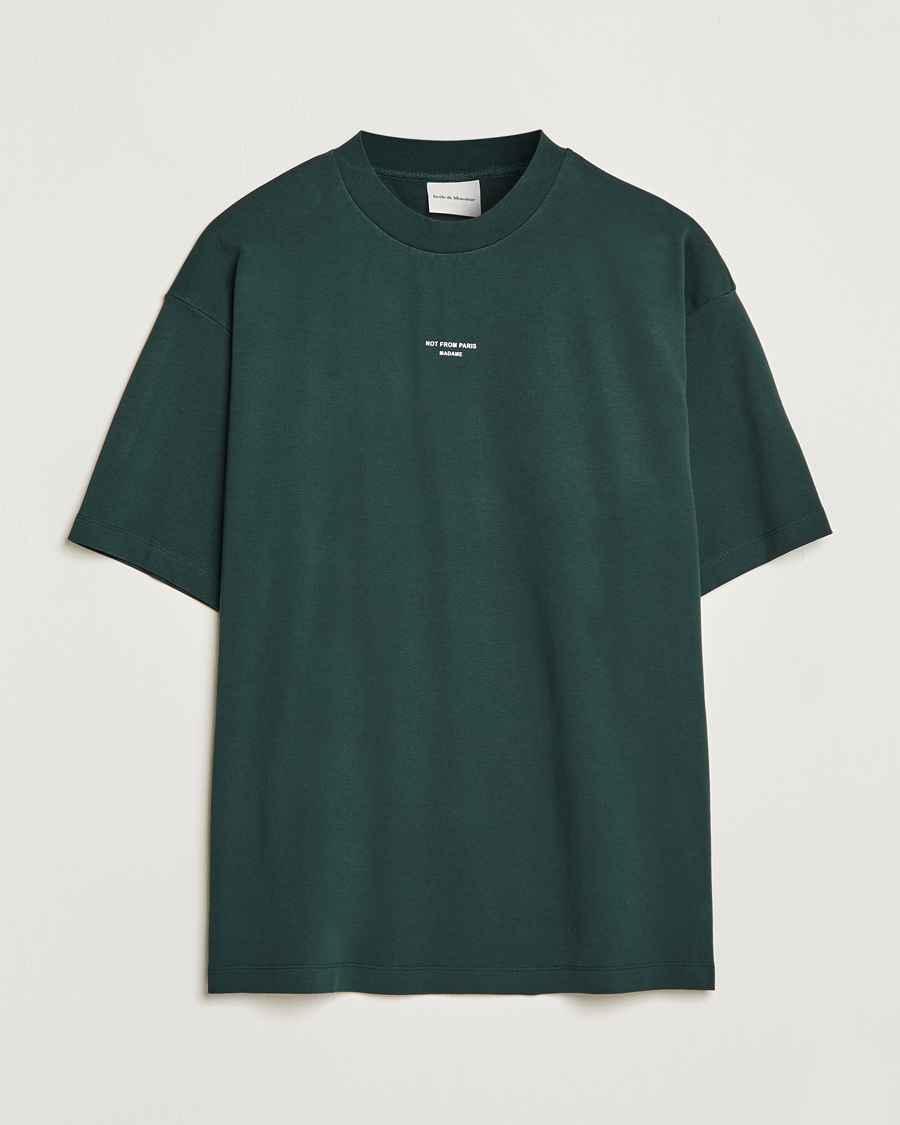Homme | T-shirts | Drôle de Monsieur | Classic NFPM T-Shirt Dark Green