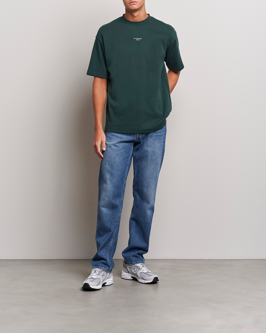 Homme | T-shirts | Drôle de Monsieur | Classic NFPM T-Shirt Dark Green
