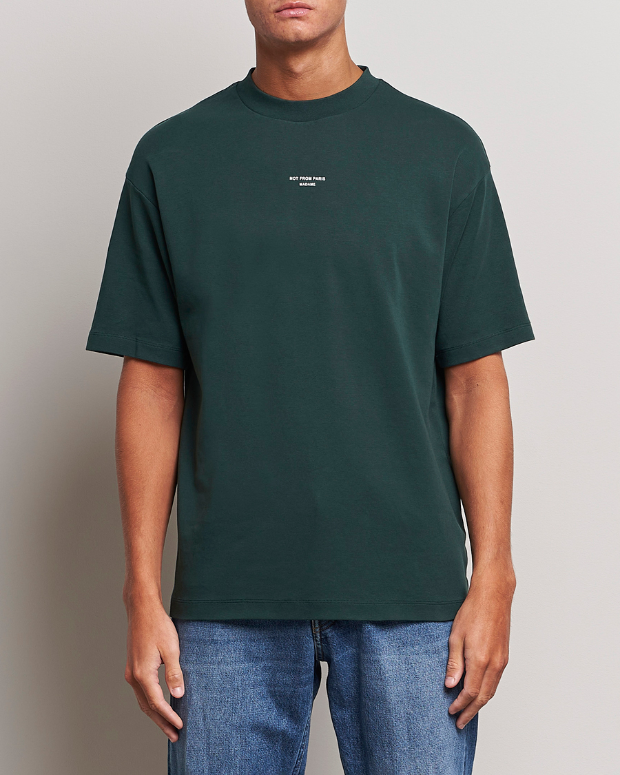 Homme | T-shirts | Drôle de Monsieur | Classic NFPM T-Shirt Dark Green