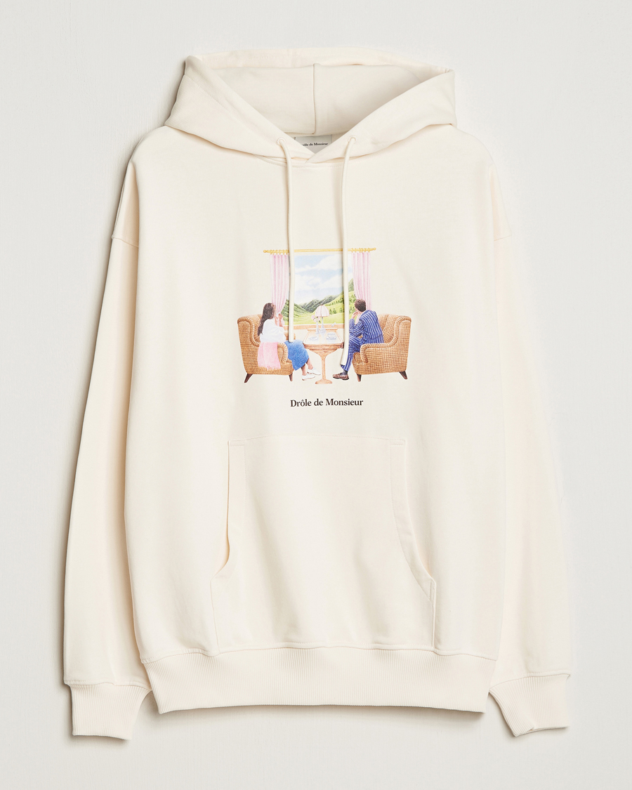 Homme | Pulls Et Tricots | Drôle de Monsieur | Voyage Hoodie Cream
