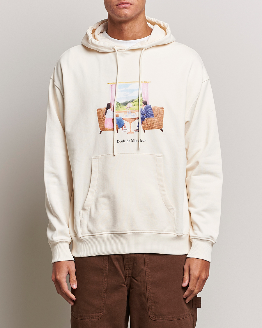 Homme | Pulls Et Tricots | Drôle de Monsieur | Voyage Hoodie Cream
