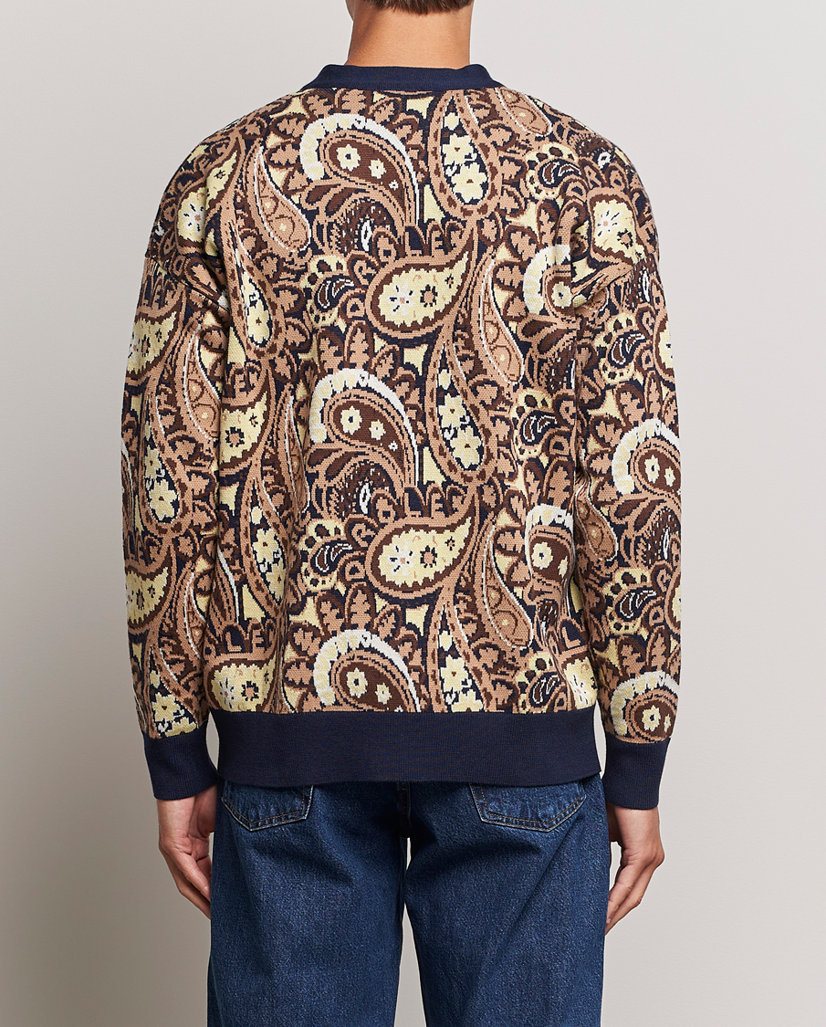Homme | Pulls Et Tricots | Drôle de Monsieur | Le Cardigan Paisley Navy