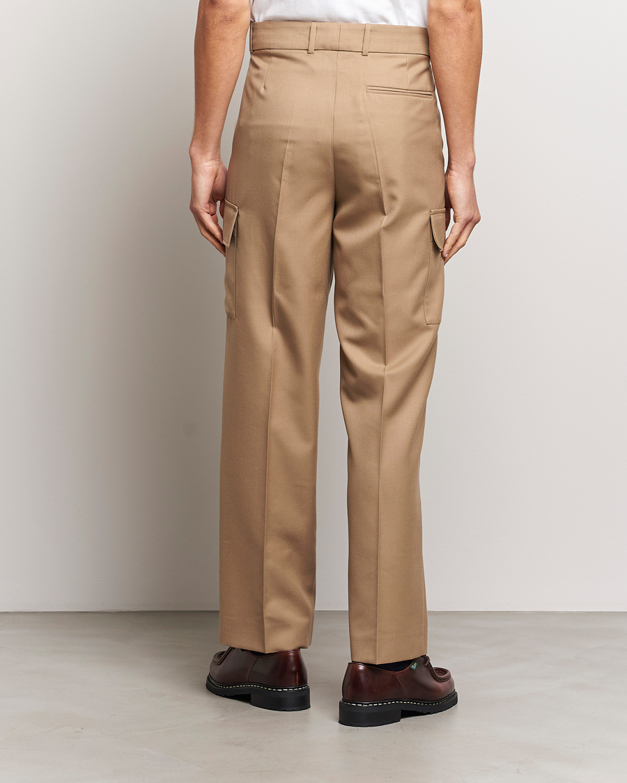 Homme | Pantalons | Drôle de Monsieur | Flannel Cargo Pants Beige