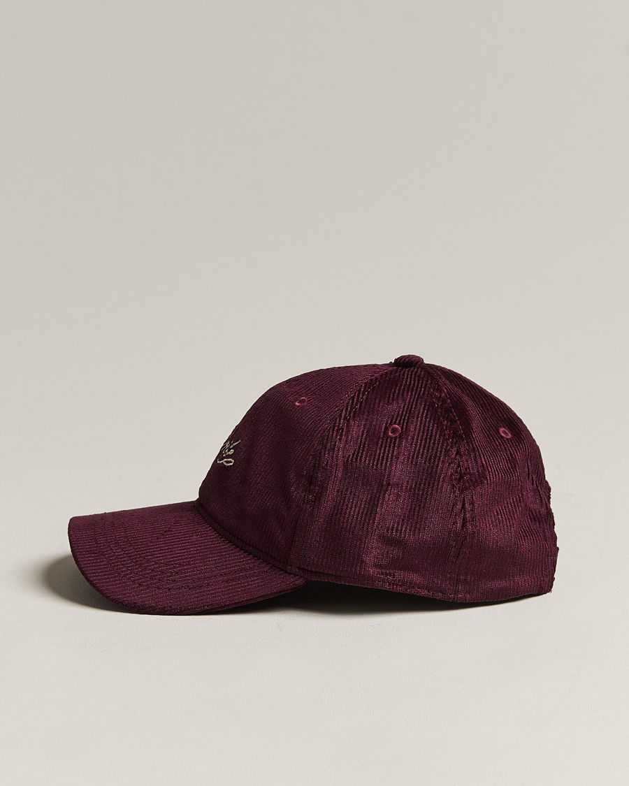 Homme | Drôle de Monsieur Signature Corduroy Cap Wine | Drôle de Monsieur | Signature Corduroy Cap Wine
