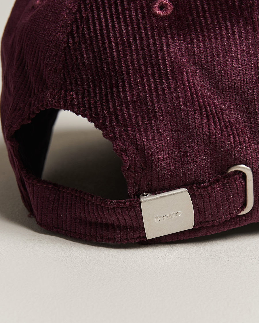 Homme | Drôle de Monsieur Signature Corduroy Cap Wine | Drôle de Monsieur | Signature Corduroy Cap Wine
