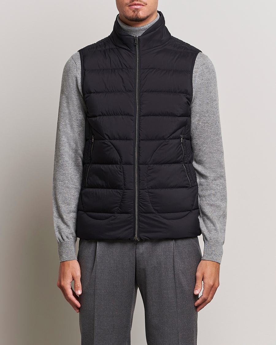Homme | Manteaux Et Vestes | Herno | Nuage Down Vest Black