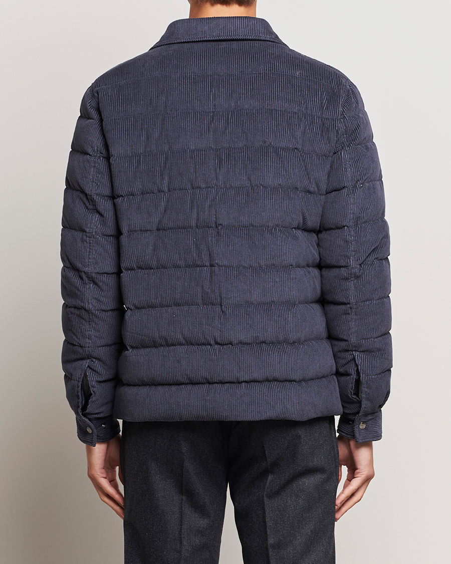 Homme | Manteaux Et Vestes | Herno | Corduroy Shirt Jacket Navy