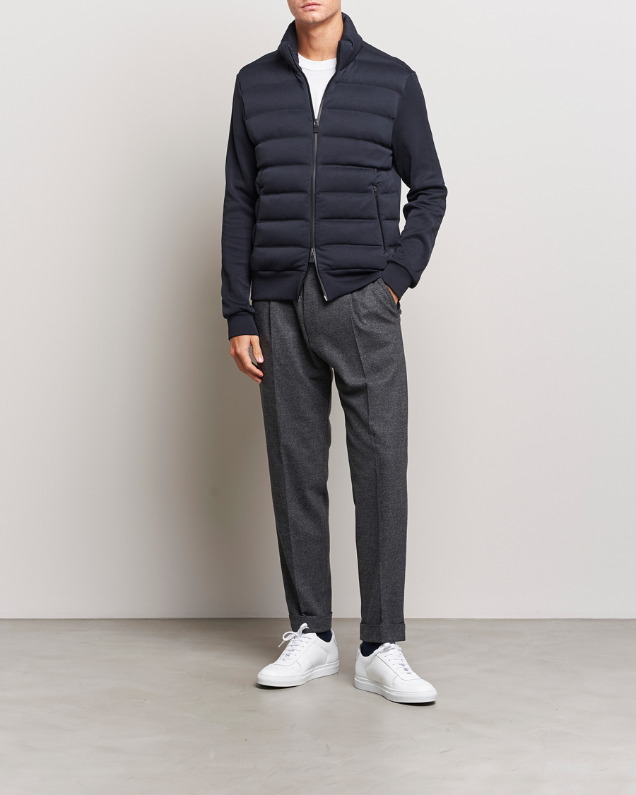 Homme | Pulls Et Tricots | Herno | Laminar Zip Cardigan Navy