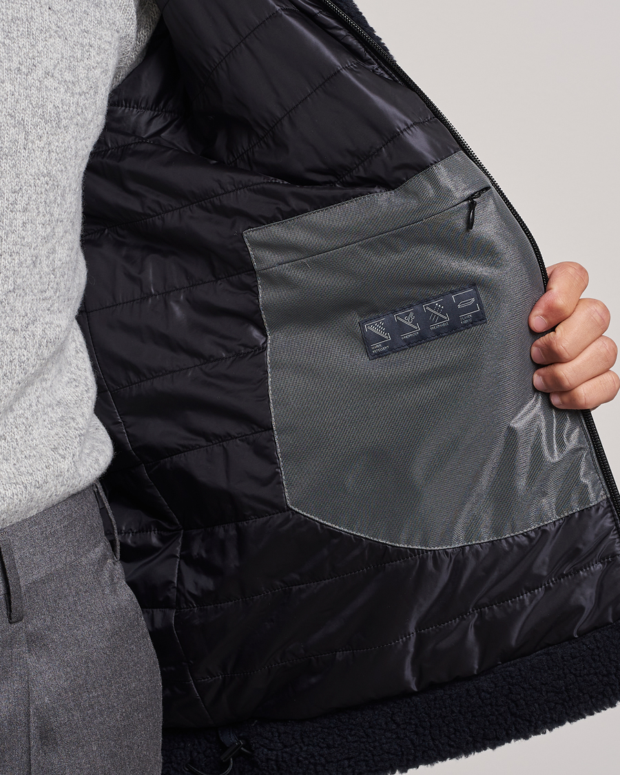 Homme | Manteaux Et Vestes | Herno | Laminar Fleece Jacket Navy